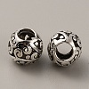 Tibetan Style Alloy European Beads FIND-TAC0002-065B-02-1