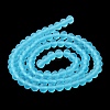 Transparent Glass Beads Strands X1-EGLA-A034-T8mm-MD08-4