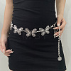 Tibetan Style Alloy Butterfly Link Chain Waist Belly Chains for Women FS-WG99F1B-02-1