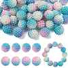 40Pcs Imitation Pearl Acrylic Beads OACR-FS0002-89A-07-1