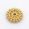 Alloy Daisy Spacer Beads X-PALLOY-M049-07G-2