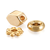 Craftdady 90Pcs 9 Style Brass Spacer Beads KK-CD0001-16G-22