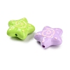 Baking Paint Opaque Acrylic Beads SACR-P035-08-3