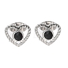 304 Stainless Steel Stud Earrings EJEW-F361-06P-2