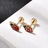 304 Stainless Steel Stud Earrings EJEW-F396-02B-G-5