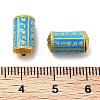 Brass Enamel Beads KK-S393-04-3