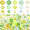 400Pcs 15 Colors Baking Paint Transparent Glass Beads GLAA-PA0001-82A-1