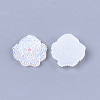 Resin Rhinestone Cabochons X-CRES-T012-02-4