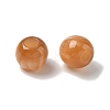 Opaque Resin European Beads RESI-F073-18B-2