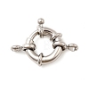 Brass Spring Ring Clasps KK-D407-01P-D-1