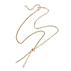 304 Stainless Steel Paperclip Chain Curb Chain Slider Necklace Making AJEW-JB01528-1