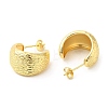 Rack Plating Brass Round Stud Earrings EJEW-D059-21G-2