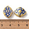 Rack Plating Brass Enamel Beads KK-P276-37G-3