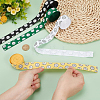 4 Rolls 4 Colors Sport Ball Print Grosgrain Ribbon OCOR-PH0004-07A-3