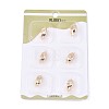 6Pcs Iron Screw Clasps IFIN-T021-02G-2