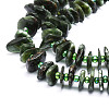 Natural Seraphinite Beads Strands G-E569-K02-3