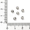 Tarnish Resistant Round 316 Surgical Stainless Steel Spacer Beads X-STAS-N032-02-4mm-4