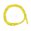 Electroplate Glass Beads Strands GLAA-B023-01A-13-2