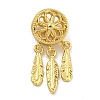 Rack Plating Brass Dangle Charms KK-I718-30G-1