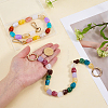 2Pcs 2 Styles Acrylic Oval & Barrel Bead Purse Chains HJEW-PH02438-3