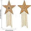 Sparkling Rhinestone Hotfix Rhinestone Iron on Patches DIY-FG0001-39-2