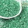 Transparent Inside Colours Glass Seed Beads SEED-A032-04G-1