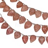 Natural Strawberry Quartz Carved Beads Strands GG-CBA0C95-E02-01-1