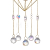 Geometric Metal Suncatchers HJEW-G018-03A-G-3