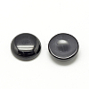 Synthetic Black Stone Cabochons G-R416-14mm-46-1-2
