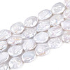 Natural Baroque Keshi Pearl Beads Strands PEAR-S020-T10-01-2