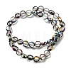 Electroplated Transparent Glass Beads Strands GL-CBA98F0-06C-03-3