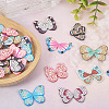 90Pcs 9 Colors Handmade Polymer Clay Pendants CLAY-TA0001-22-5