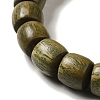Sandalwood Verawood Mala Bead Bracelets BJEW-B080-20-2