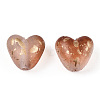 Transparent Frosted Spray Painted Acrylic Beads X1-FACR-TAC0004-02A-3