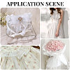 10 Yards Organza Pleated Lace Ribbon OCOR-GL0001-12A-6