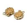 Dyed Synthetic Lava Rock Pendants G-P614-05G-08-2