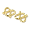 Brass S-Hook Clasps KK-Q019-08B-G-2