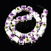 Handmade Porcelain Ceramic Beads Strands PORC-S502-030G-2