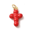 Brass Pendants KK-CBA2F11-16G-2