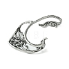 316 Surgical Stainless Steel Cuff Earrings LS-EJEW-E300-05AS-04-2