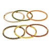 304 Stainless Steel Enamel Bangles for Women BJEW-D408-37G-2