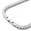 Clear Cubic Zirconia Tennis Bracelet BJEW-M301-01P-02-3