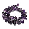 Natural Amethyst Graduated Beads Strands G-L642-D02-01-3