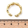 Brass Cuff Rings for Women RJEW-H262-06A-G-5