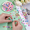 300Pcs Handmade Polymer Clay Beads CLAY-NB0001-77B-01-3