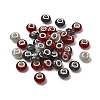 Faceted Resin European Beads RESI-C063-01D-1