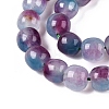 Dyed Natural White Jade Beads Strands G-T138-D20-3