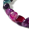 Natural Agate Beads Strands G-H295-B01-03-3