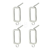 SHEGRACE Brass Stud Earring Findings XGRQ6H659-899P-1