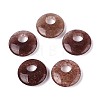 Natural Strawberry Quartz Pendants G-T144-42B-1
